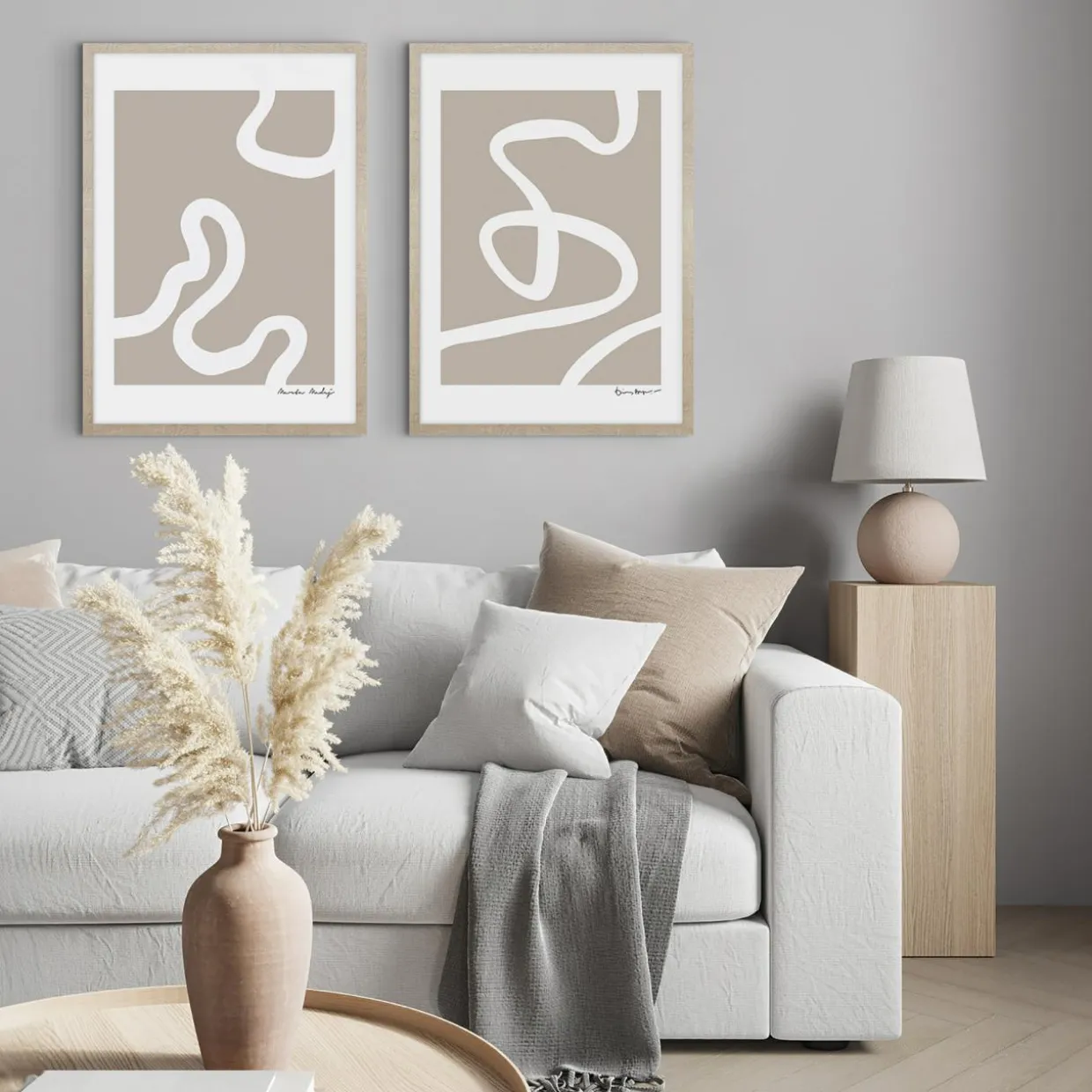 Obraz IRREGULAR LINE II 50x70 cm