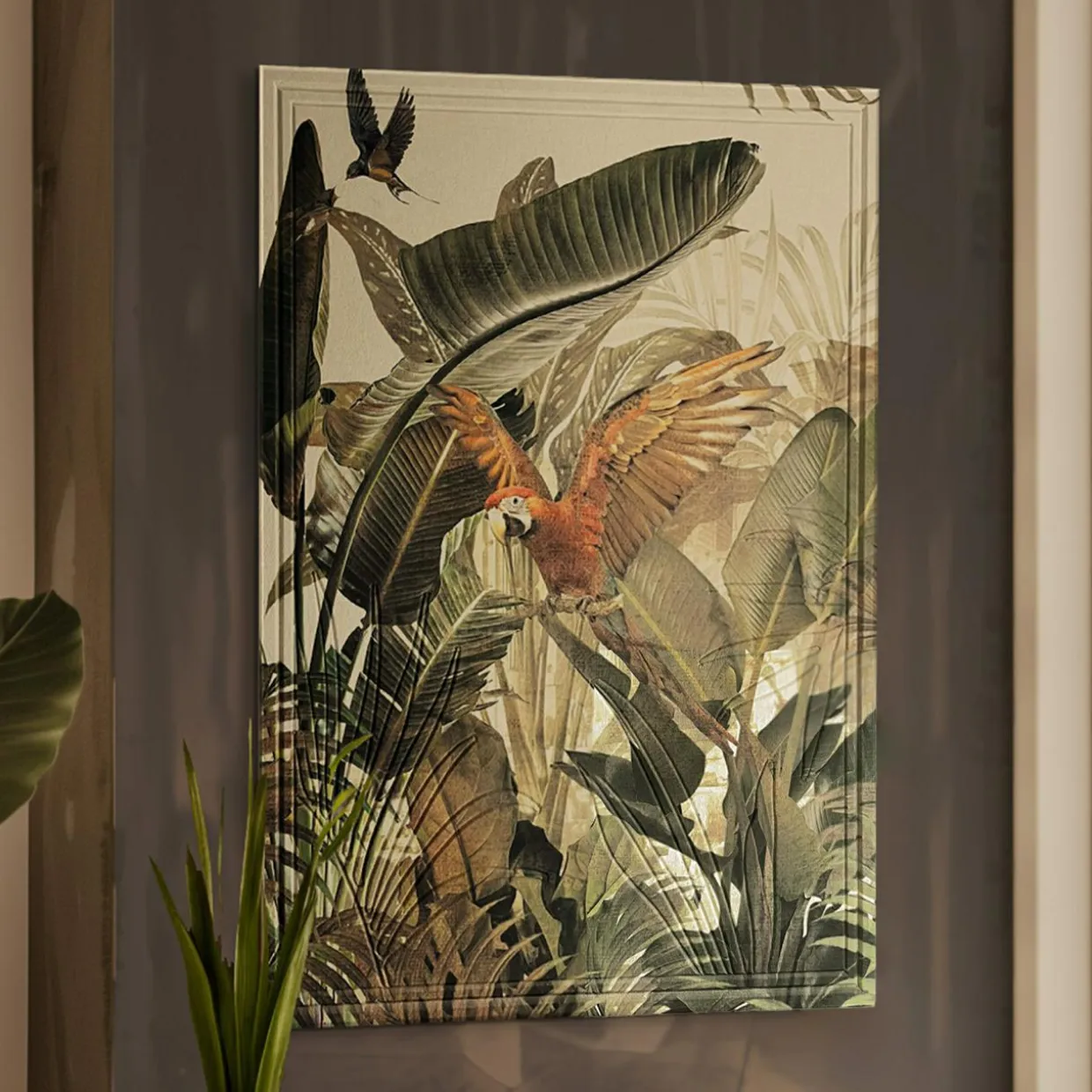 Obraz na ścianę ACOUSTIC PARROT 90x120 cm