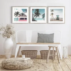 Obraz na ścianę PALM VIEW CALIFORNIA 50x50 cm