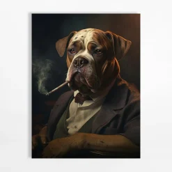 Obraz na płótnie BUSINESSDOG II 30x40 cm