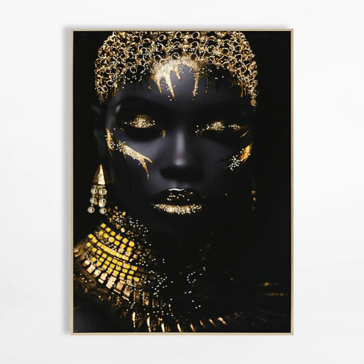 Obraz na płótnie glamour AFRYKA KOBIETA I 62x92 cm
