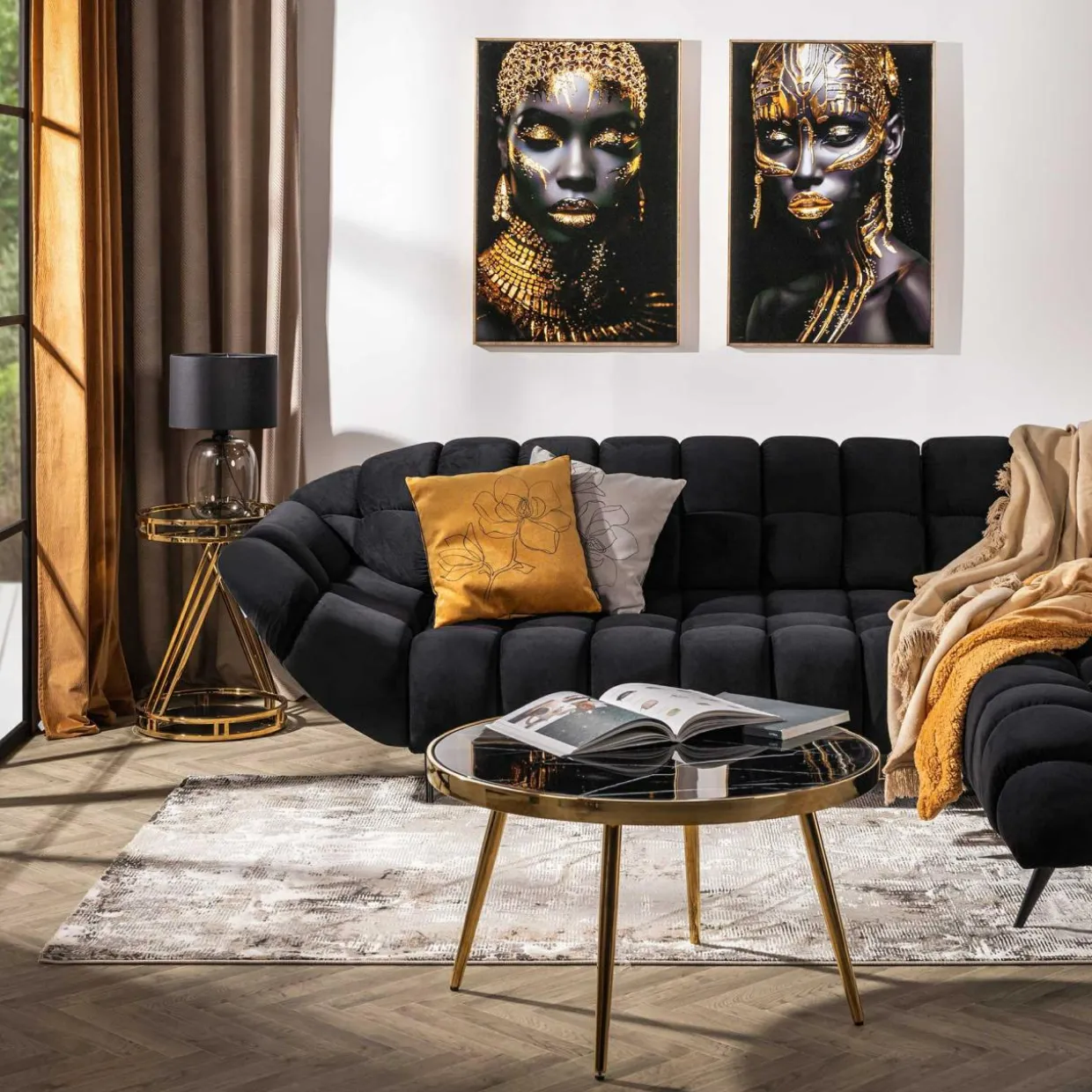 Obraz na płótnie glamour AFRYKA KOBIETA I 62x92 cm