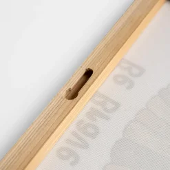 Obraz na płótnie z grafiką LEW 28x28 cm