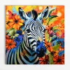 Obraz na płótnie ZEBRA I 60x60 cm