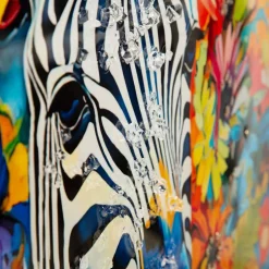 Obraz na płótnie ZEBRA I 60x60 cm