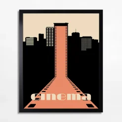 Obraz nowoczesny CINEMA II 40x50 cm