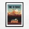 Obraz nowoczesny GÓRY TIME TO TRAVEL I 50x70 cm