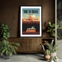 Obraz nowoczesny GÓRY TIME TO TRAVEL I 50x70 cm