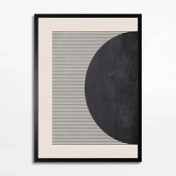 Obraz nowoczesny HALF CIRCLE I 50x70 cm
