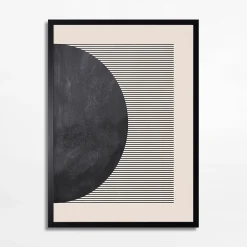 Obraz nowoczesny HALF CIRCLE II 50x70 cm