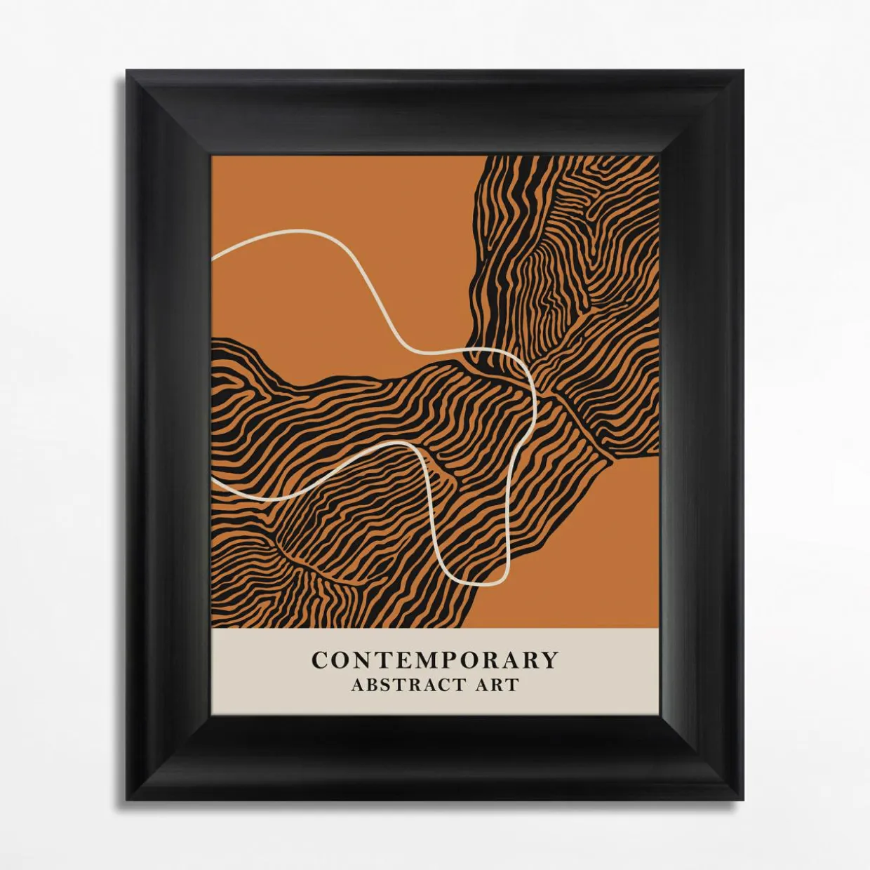 Obraz ORANGE ABSTRACT ART 40x50 cm