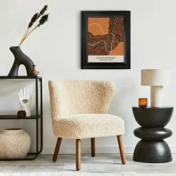Obraz ORANGE ABSTRACT ART 40x50 cm