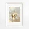 Obraz PARIS PIC GILDED BOATS 58x78 cm