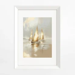 Obraz PARIS PIC GILDED BOATS 58x78 cm