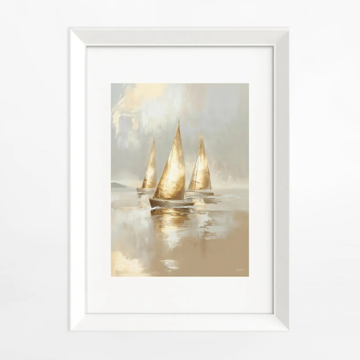 Obraz PARIS PIC GILDED BOATS 58x78 cm