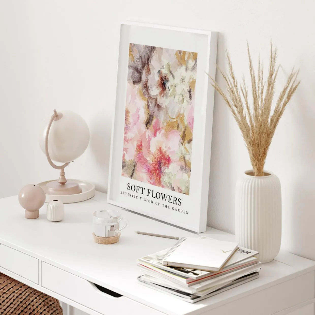 Obraz SOFT FLOWERS 50x70 cm