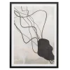 Obraz w czarnej ramie ABSTRACT I 50x70 cm