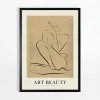 Obraz w czarnej ramie ART BEAUTY I 50x70 cm