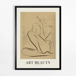 Obraz w czarnej ramie ART BEAUTY I 50x70 cm