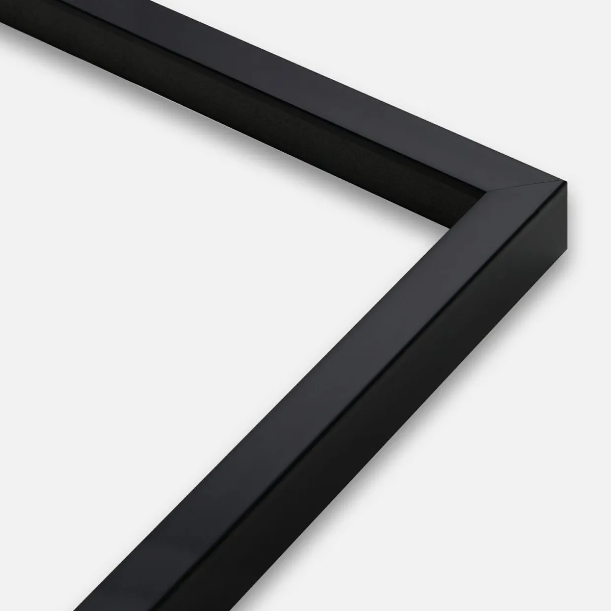 Obraz w czarnej ramie BLACK STAINS 50x70 cm