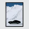 Obraz w czarnej ramie CAR IN THE MOUNTAINS 50x70 cm