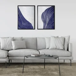 Obraz w czarnej ramie NAVY SHAPE I 50x70 cm