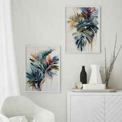 Obraz WATERCOLOR LEAVES II 50x70 cm
