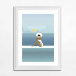 Obraz WOMAN AND OCEAN I 50x70 cm