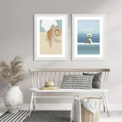 Obraz WOMAN AND OCEAN II 50x70 cm