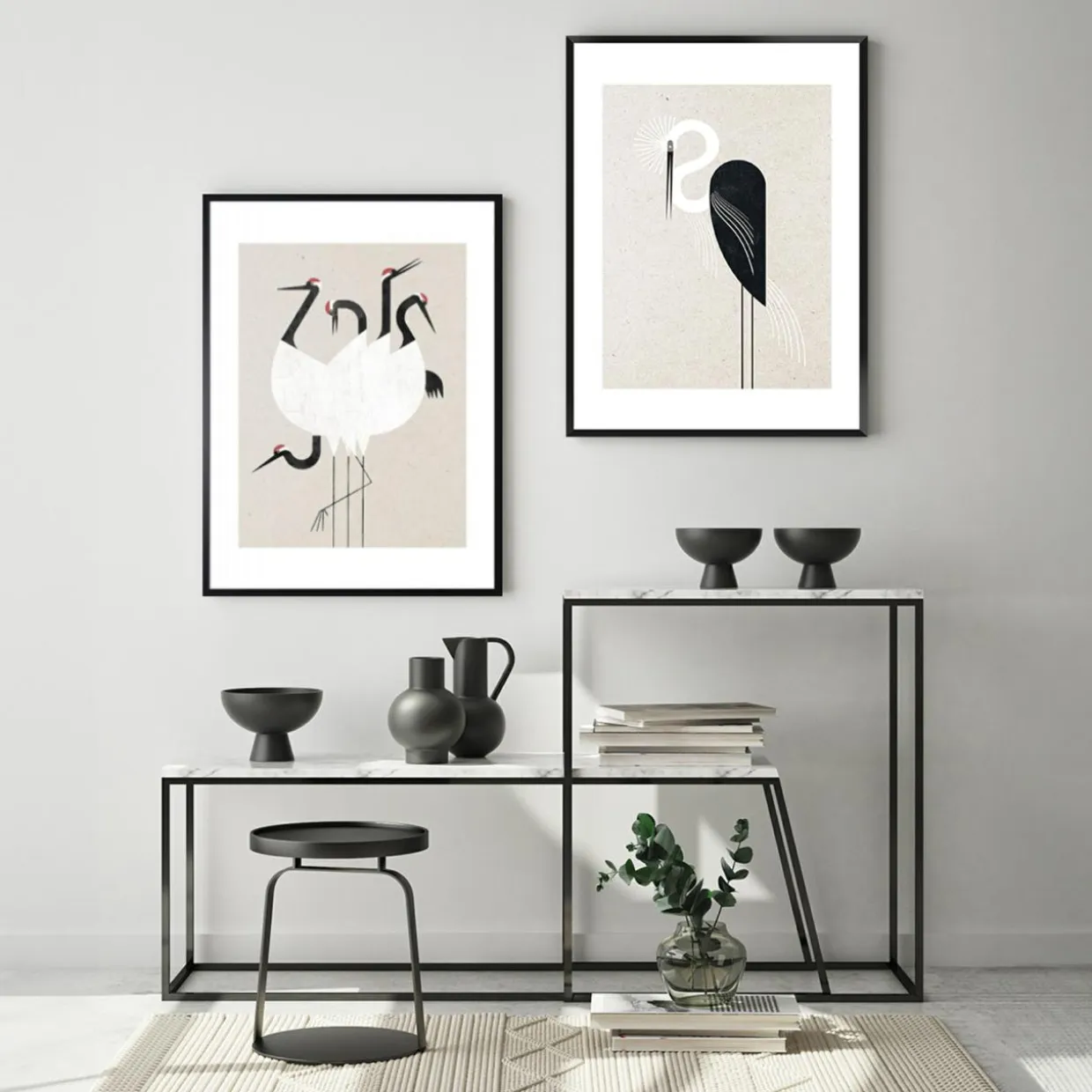 Obraz ZEN BIRDS II 50x70 cm