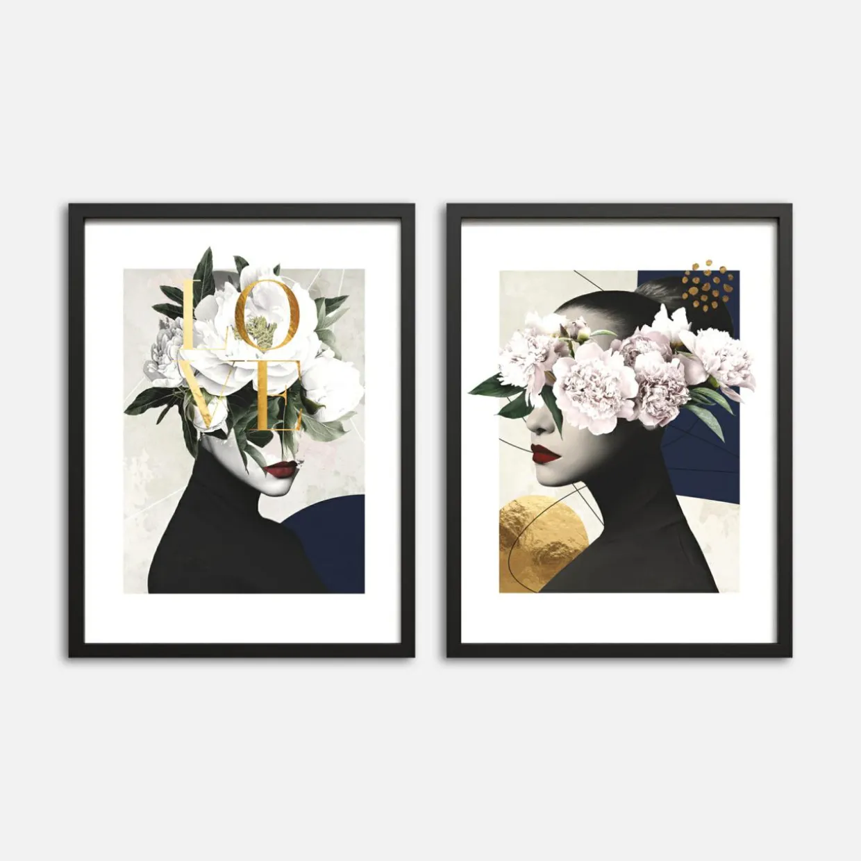 Obrazy na ścianę WALL DARLING, 2 szt. 30x40 cm