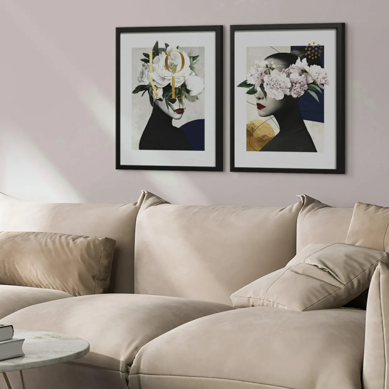 Obrazy na ścianę WALL DARLING, 2 szt. 30x40 cm