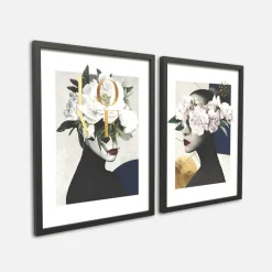 Obrazy na ścianę WALL DARLING, 2 szt. 30x40 cm