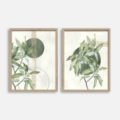 Obrazy na ścianę WALL GREEN, 2 szt. 30x40 cm