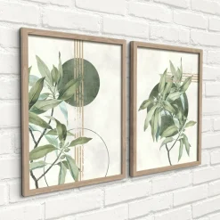 Obrazy na ścianę WALL GREEN, 2 szt. 30x40 cm