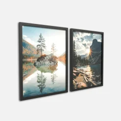 Obrazy na ścianę WALL SCENERY, 2 szt. 30x40 cm