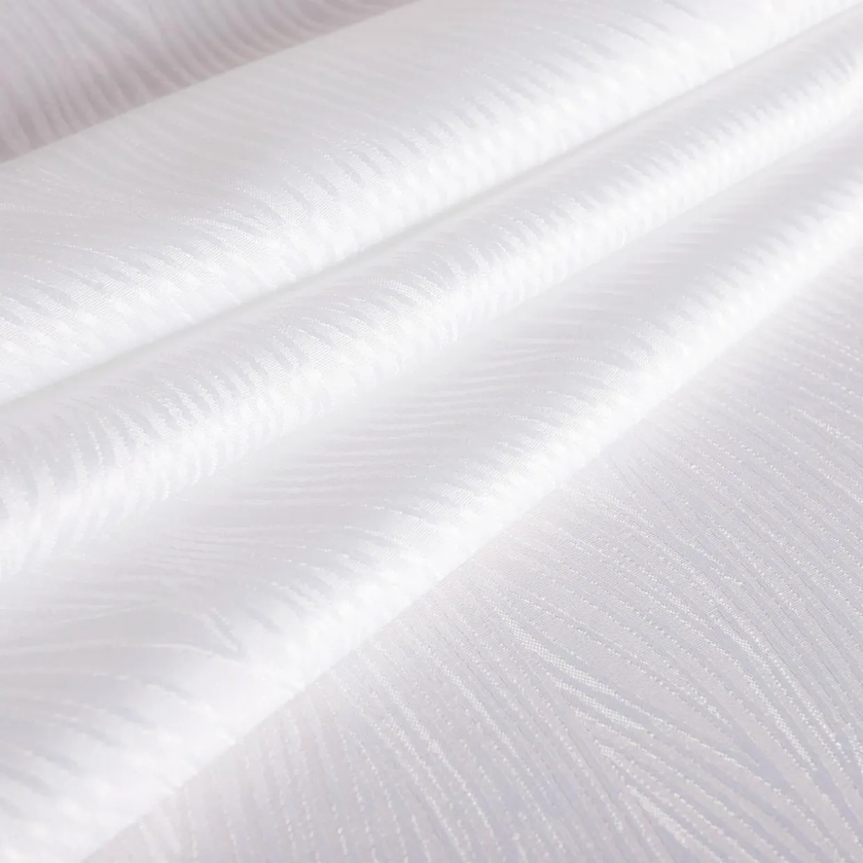 Obrus kremowy w falowane linie WAVES 40x120 cm