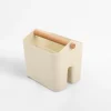 Organizer łazienkowy kremowy 17,5x12x14,7 cm