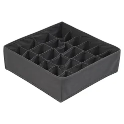 Organizer 24-komorowy szary 32x32x10 cm