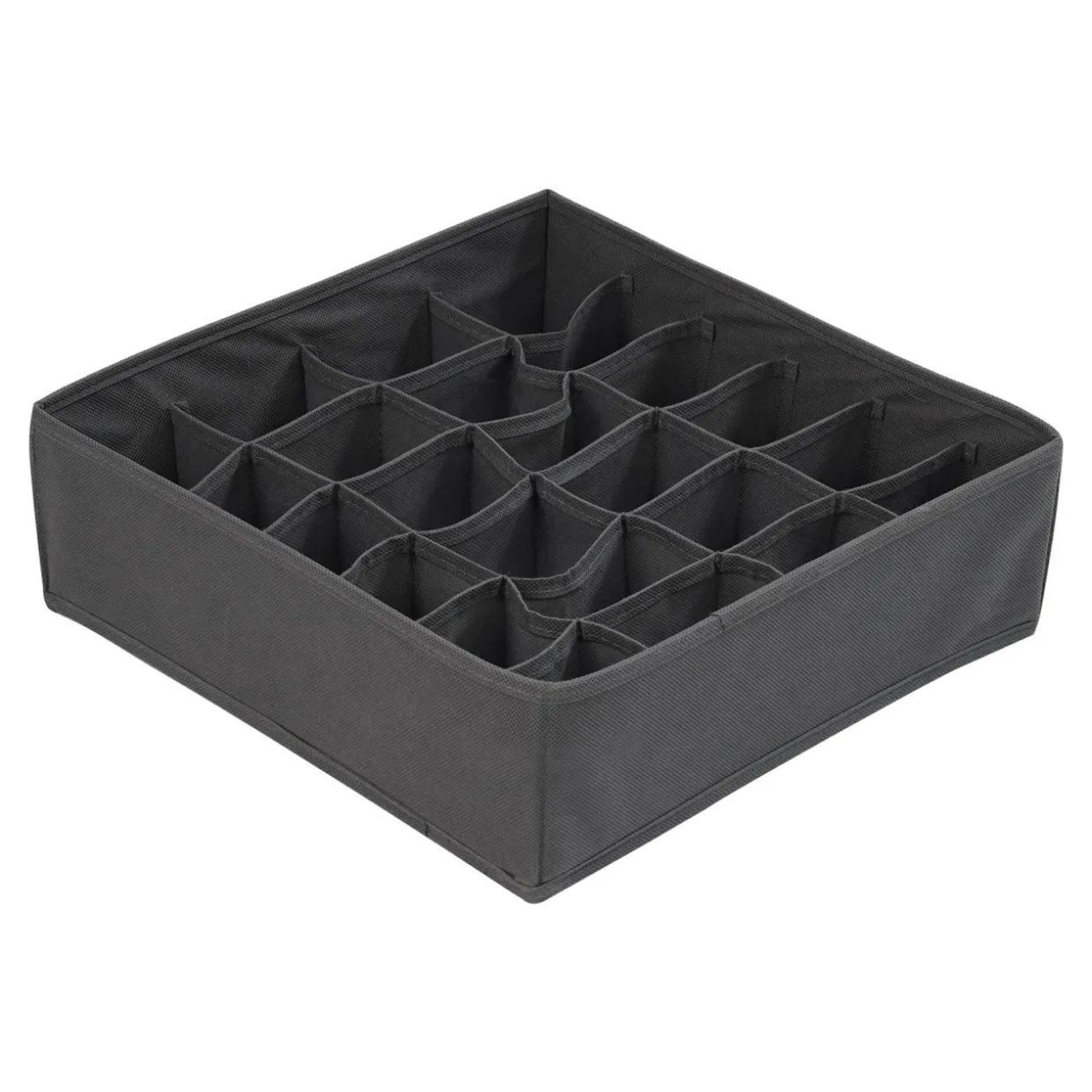 Organizer 24-komorowy szary 32x32x10 cm