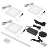 Oświetlenie LUMEN 3-punktowe QUADRO LED Z-3FOT-BI-BZ-TS, barwa zimna