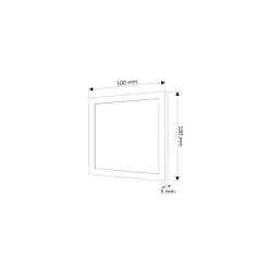 Oświetlenie LUMEN 3-punktowe QUADRO LED Z-3FOT-BI-BZ-TS, barwa zimna