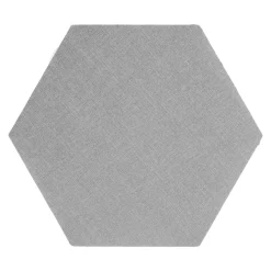 Panel tapicerowany FIBI HEXAGON 20x20, szary