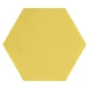 Panel tapicerowany FIBI HEXAGON 20x20, żółty