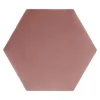 Panel tapicerowany FIBI HEXAGON 20x20, różowy