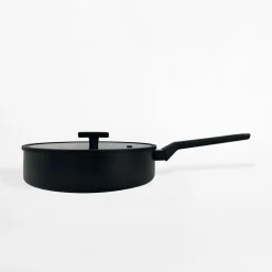 Patelnia aluminiowa z przykrywką czarna MODERN 26 cm