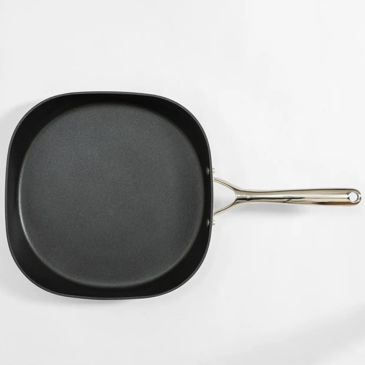 Patelnia na indukcję biała QUADRATO 30 cm