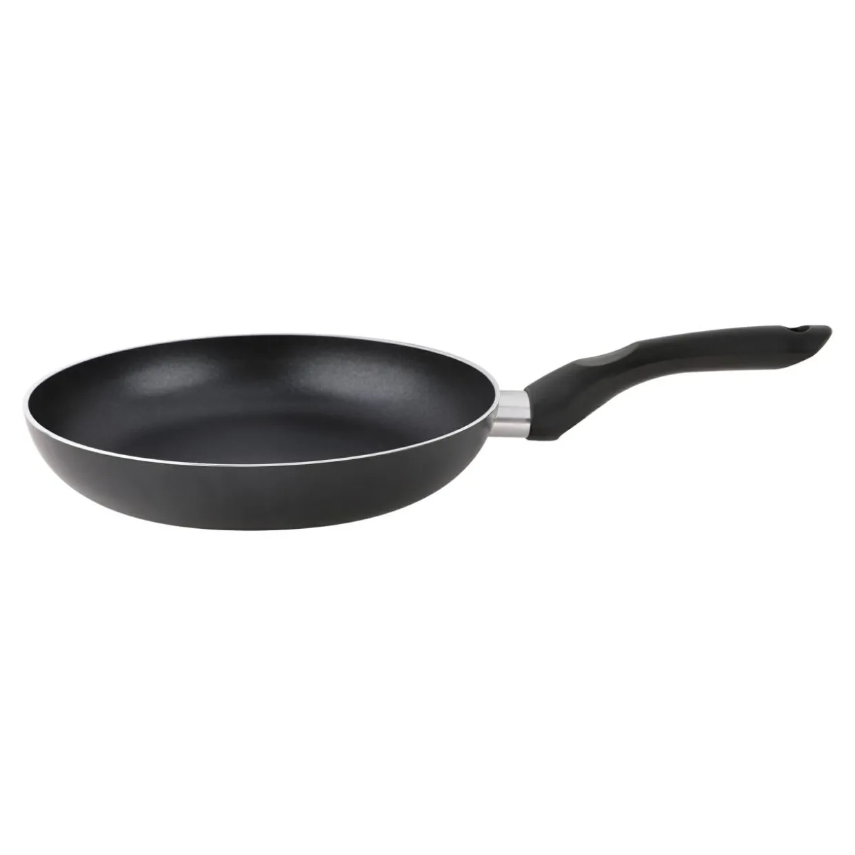 Patelnia na indukcję czarna BASIS 24 cm