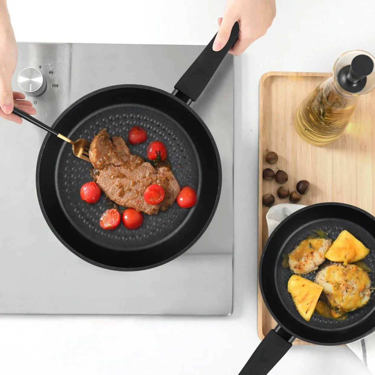 Patelnia na indukcję głęboka STELO 24 cm