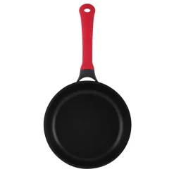Patelnia na indukcję z czerwoną rączką REVERO 28 cm